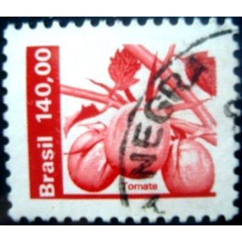 Imagem similar à do selo postal do Brasil de 1982 Tomate U