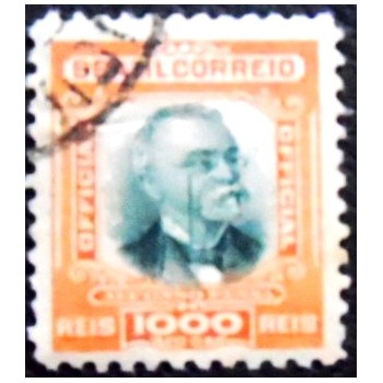 Imagem similar a do Selo postal oficial de 1906 - Afonso Penna 1000 Réis