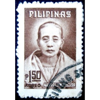 Selo postal das Filipinas de 1974 Teodora Alonso Realonda