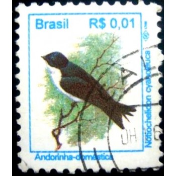 Imagem similar à do selo postal do Brasil de 1994 - Andorinha U