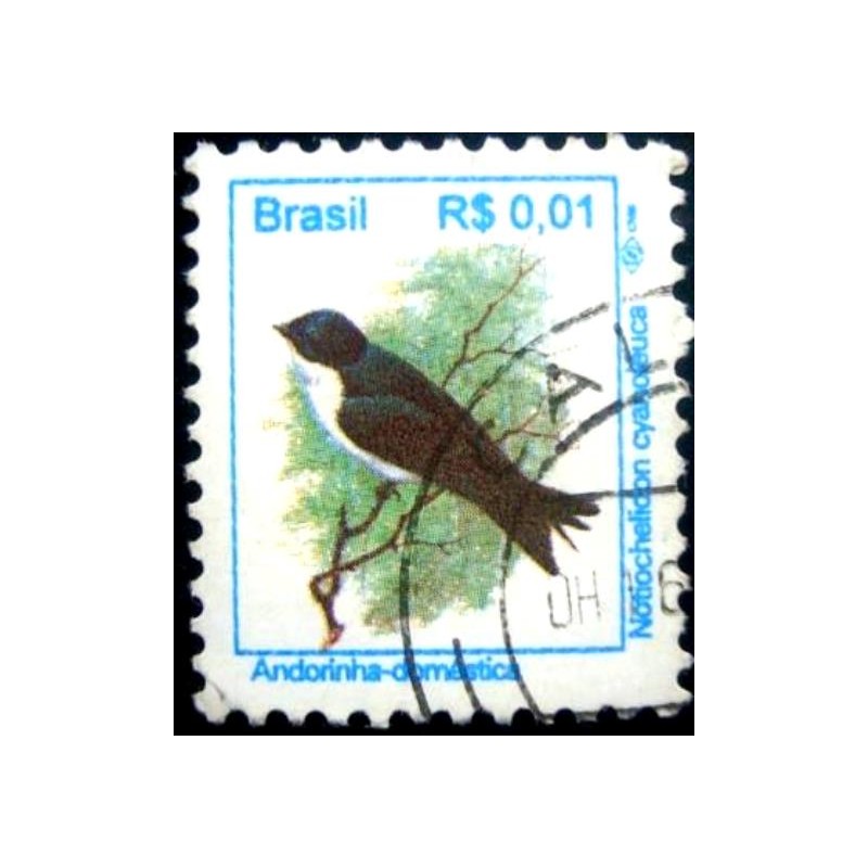 Imagem similar à do selo postal do Brasil de 1994 - Andorinha U