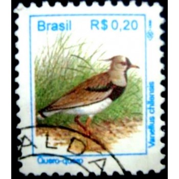 Imagem similar à doselo postal do Brasil de 1994 Quero-quero U