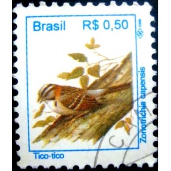 Imagem similar à do selo postal do Brasil de 1994 Tico-tico U