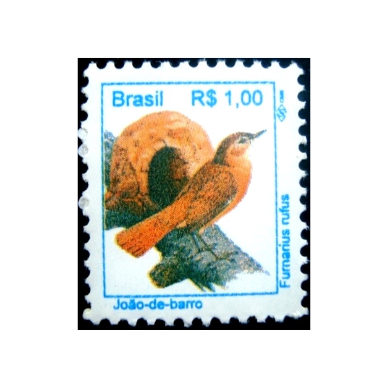 Selo postal do Brasil de 1994 João-de-barro M