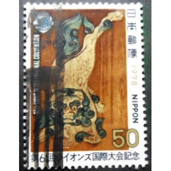 Selo postal do Japão de 1978 Congress of Lions