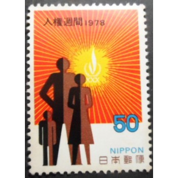 Selo postal do Japão de 1978 Human Rights Milestones