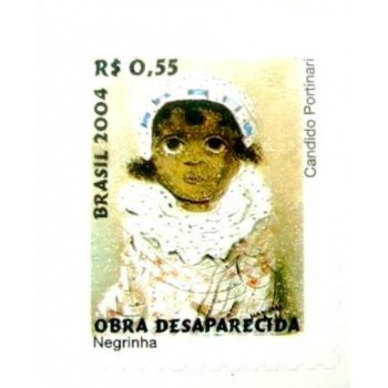 Selo postal do Brasil de 2004 Negrinha M