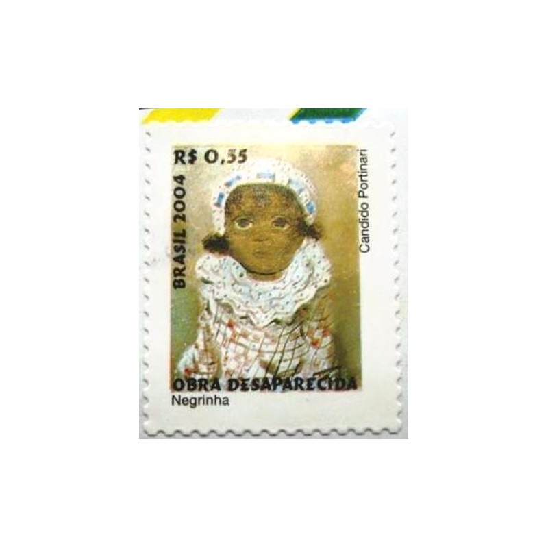 Selo postal do Brasil de 2004 Negrinha N