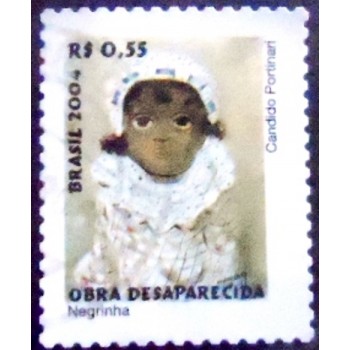 Imagem similar à do selo postal do Brasil de 2004 Negrinha U