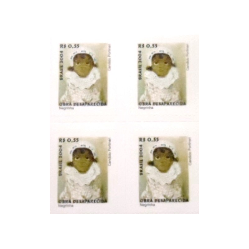 Quadra de selos do Brasil de 2004 - Negrinha M