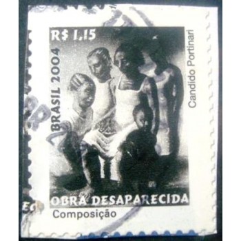 Imagem similar à do selo postal do Brasil de 2004 - Composição U