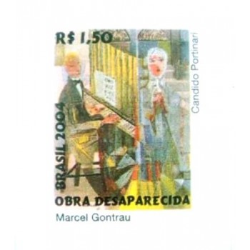 Selo postal do Brasil de 2004 Marcel Gontrau M