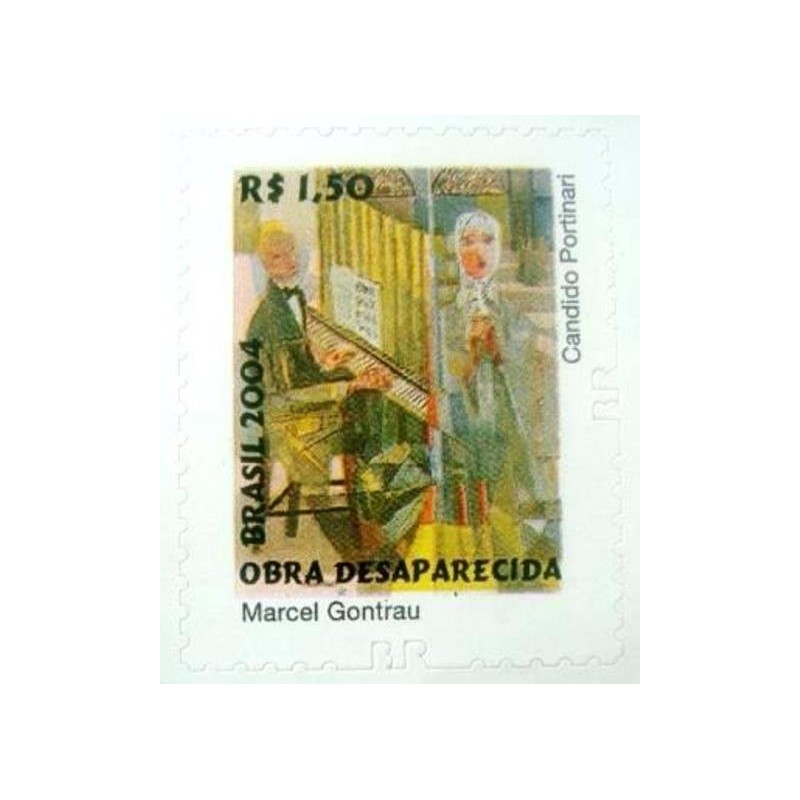 Imagem do selo postal do Brasil de 2011 Marcel Gontrau BR M BR
