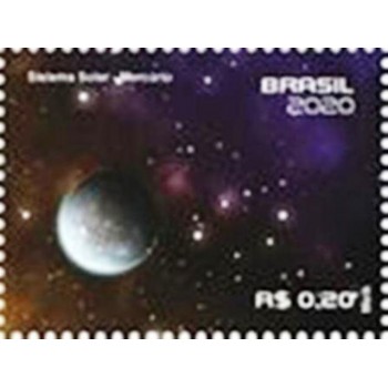 Selo postal do Brasil de 2020 Mercúrio M