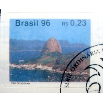 Selo postal do Brasil de 1996 Pão de Açúcar MCC