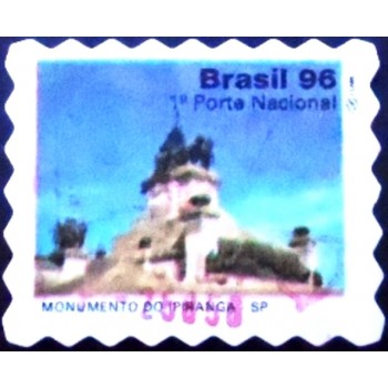 Selo postal do Brasil de 1997 - Monumento do Ipiranga U