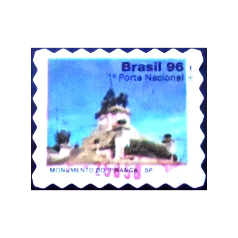 Selo postal do Brasil de 1997 - Monumento do Ipiranga U