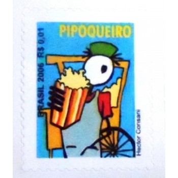 Selo postal do Brasil de 2006 - Pipoqueiro M
