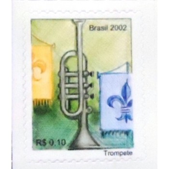 Selo postal do Brasil de 2005 Trompete M