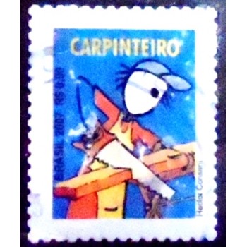 Selo postal do Brasil de 2006 - Carpinteiro U