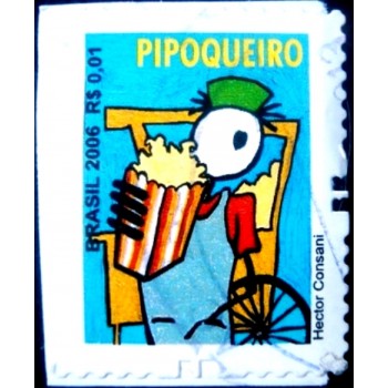 Selo postal do Brasil de 2011 Pipoqueiro U BR