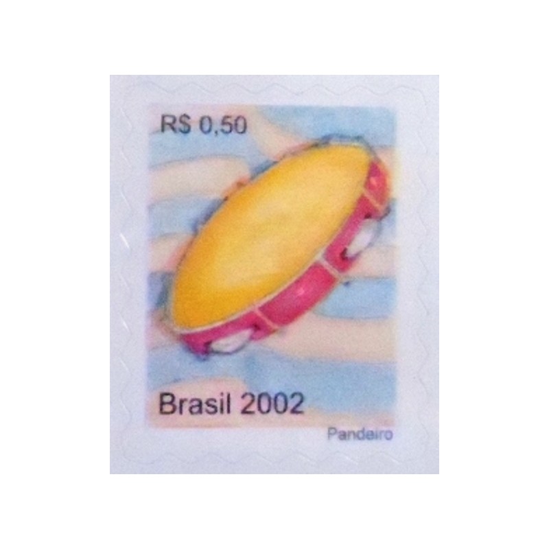 Selo postal do Brasil de 2002 - Pandeiro M