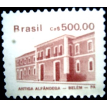 Selo postal do Brasil de 1988 Antiga Alfândega M