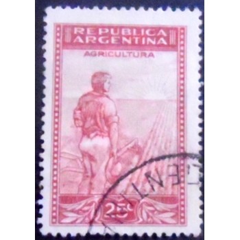 Imagem similar à do selo postal da Argentina de 1936 Agriculture 25 sev
