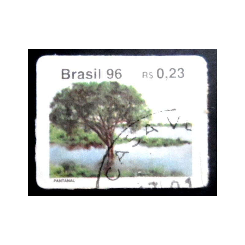 Imagem similar à do selo postal do Brasil de 1996 - Pantanal U