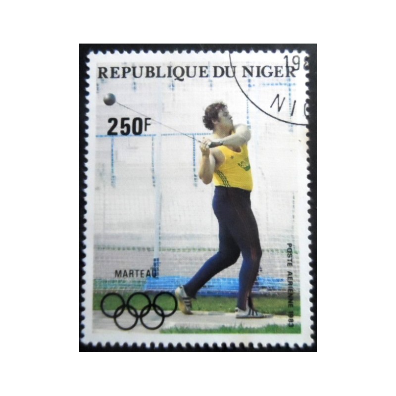 Selo postal do Niger de 1983 Hammer