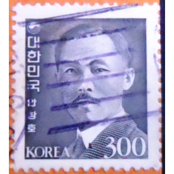 Imagem do Selo postal da Coréia do Sul de 1983 Ahn Chang-ho