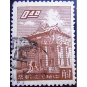 Imagem do Selo postal de Taiwan de 1959 Chu Kwang Tower 40