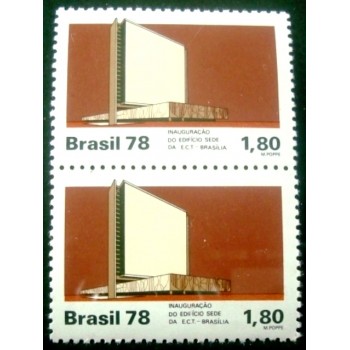 Par de selos postais do Brasil de 1978  Brapex III M