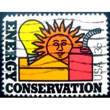 Selo postal Estados Unidos 1977 Energy Conservation U