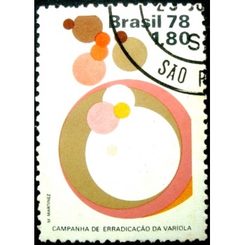 Selo postal do Brasil de 1978 - Varíola N1D