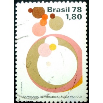 Imagem similar à do selo postal do Brasil de 1978 - Varíola U