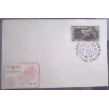 Imagem do Envelope Comemorativo de 1953 400 Anos de São Paulo