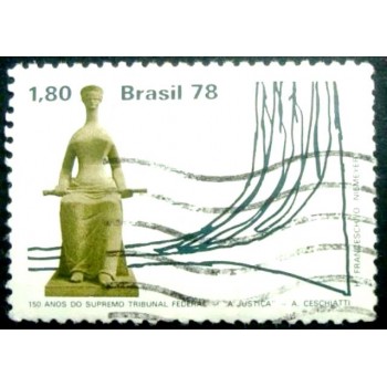 Imagem similar à do selo postal do Brasil de 1978 STF U