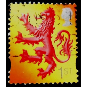 Selo postal da Escócia de 1999 Scottish Lion