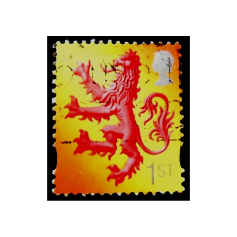 Selo postal da Escócia de 1999 Scottish Lion