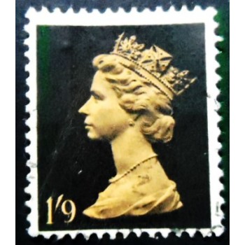 Selo postal do Reino Unido de 1967 Queen Elizabeth II Predecimal Machin