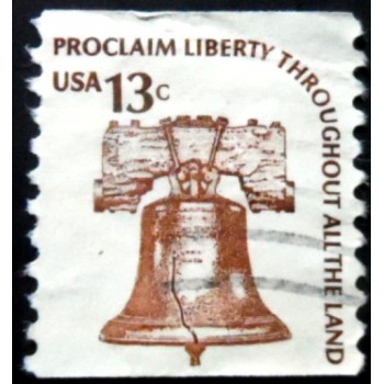 Selo postal dos Estados Unidos de 1975 Liberty Bell yC