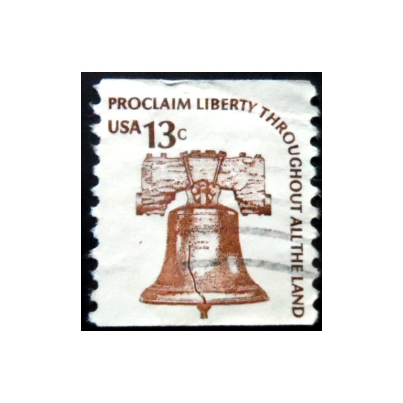 Selo postal dos Estados Unidos de 1975 Liberty Bell yC