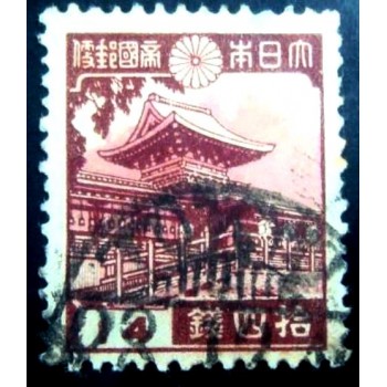 Selo postal Japão de 1938 Kasuga Grand Shrine A