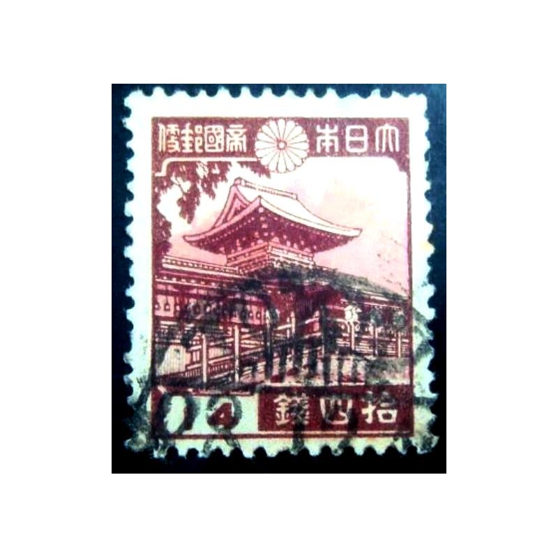 Selo postal Japão de 1938 Kasuga Grand Shrine A