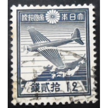 Selo postal Japão 1939 Aeroplane Nakajima B5N U