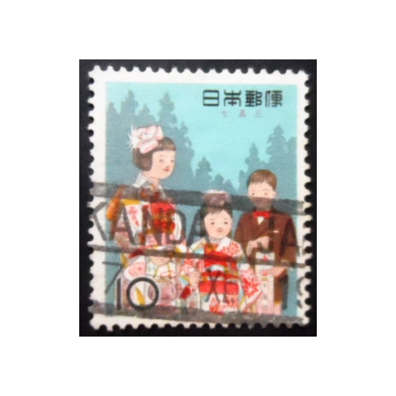 Selo postal do Japão de 1962 Shichi-Go-San Festival