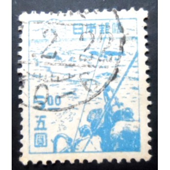 Selo postal do Japão de 1947 Whaling