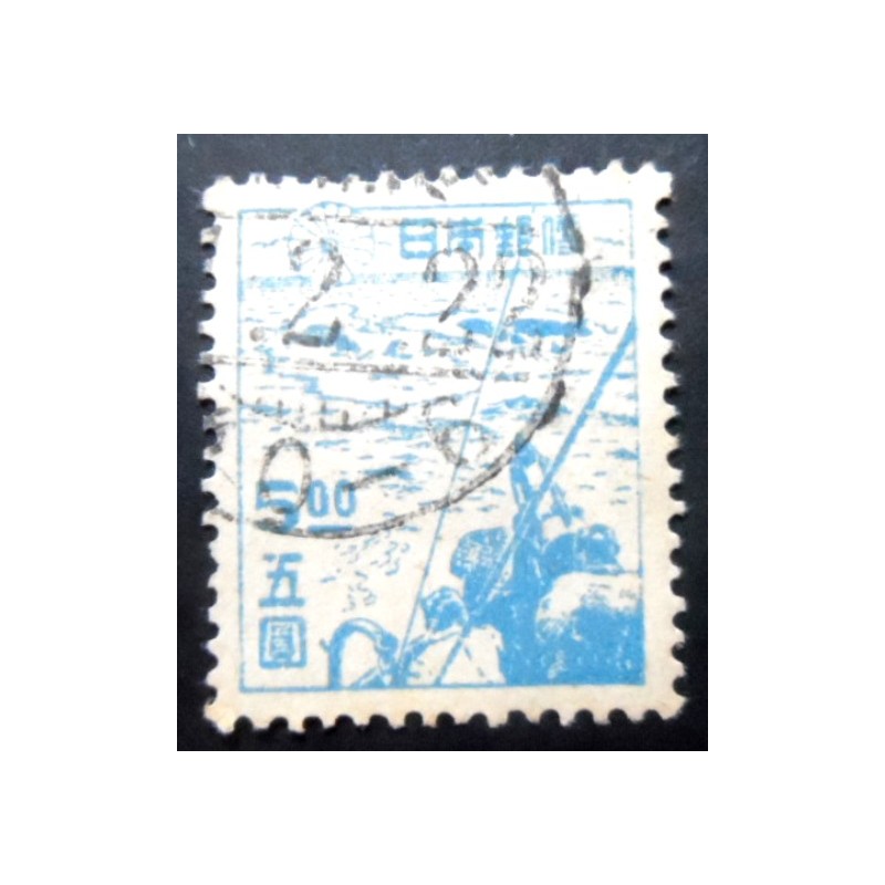 Selo postal do Japão de 1947 Whaling