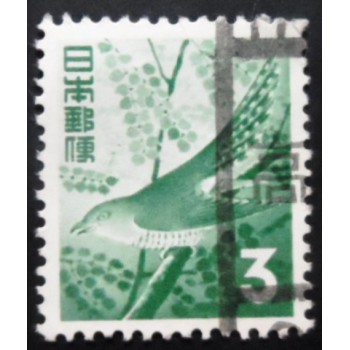 Selo postal do Japão de 1954 Lesser Cuckoo 3